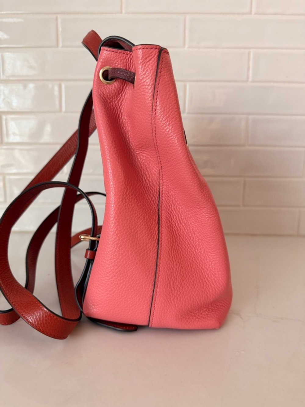 Coach Kleo Backpack in Colorblock Pebble Leather - Picture 4 of 12